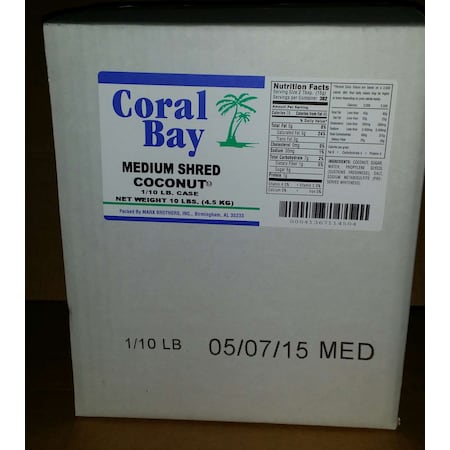 Coral Bay Coral Bay Medium Shred Coconut, PK5 CB041